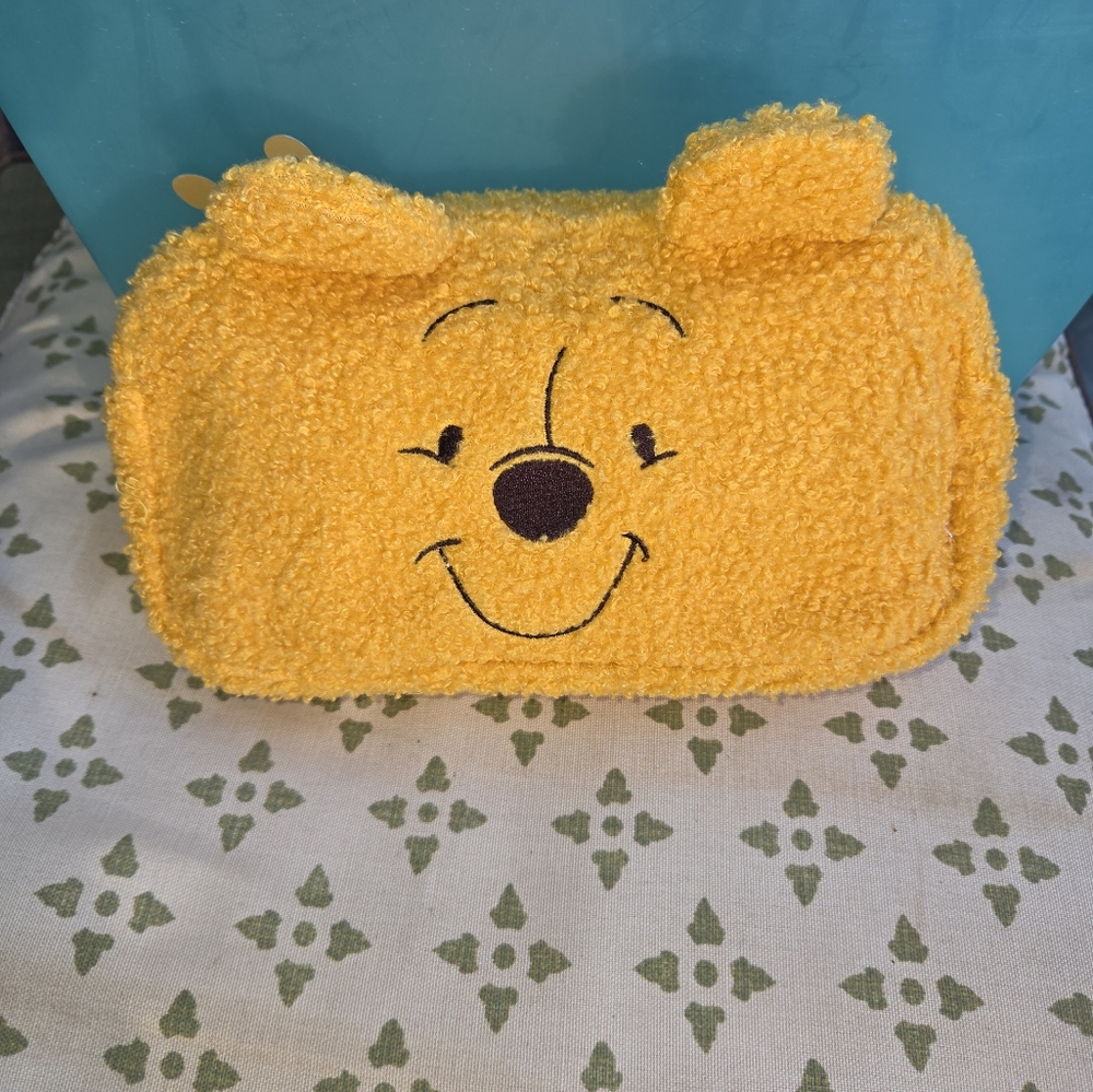 Disney Winnie the Pooh Yellow Cosmetic Bag